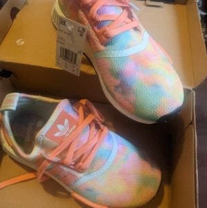 Tri color adidas size 6.5